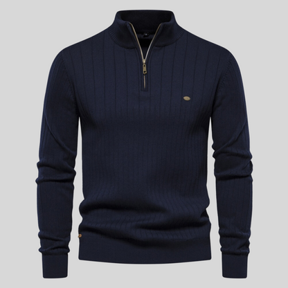 Men's elegant zip-up sweater | Tavian