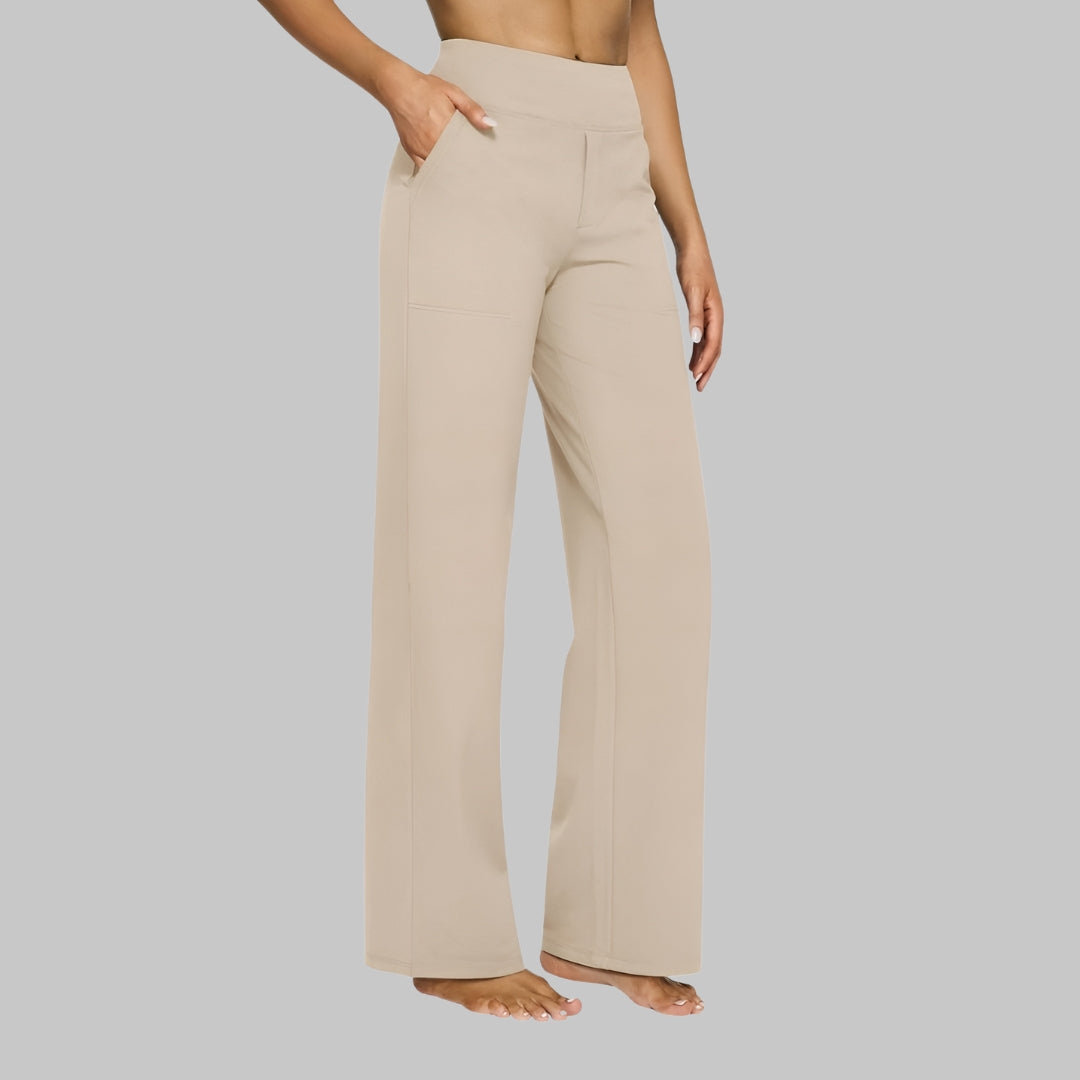 Stilvolle Raffinierte Hose mit Strick für Damen | Calista -7