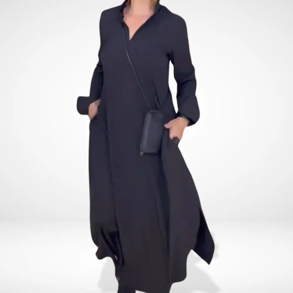 Bequemes Raffiniertes Etuikleid mit eleganter Linienführung für Damen | Shai -4