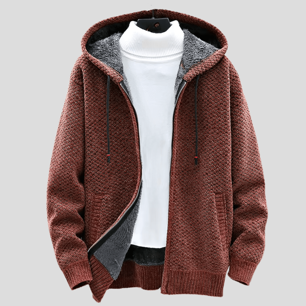 Bequemer Feiner Hoodie mit modernem Design für Herren | Cálido -5