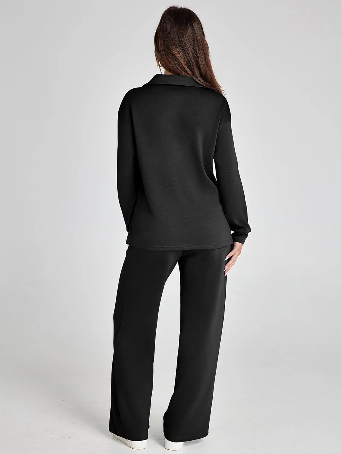 Women's Minimalist Two-Piece Set with Wide Leg | Renelle