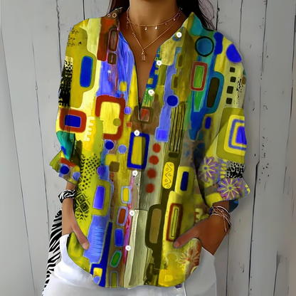 Chic blouse with elegant silhouette for women | Aurélie