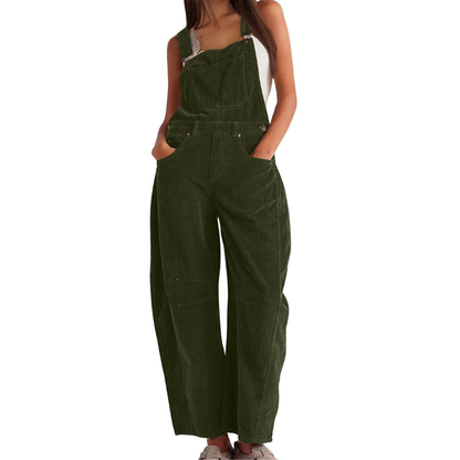 Wide leg overalls jumpsuit for women | Rosalyn