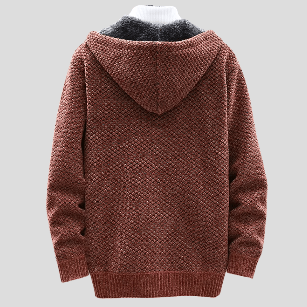 Bequemer Feiner Hoodie mit modernem Design für Herren | Cálido -6