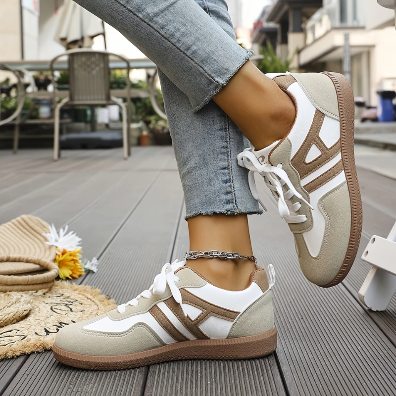 Moderner Feiner Sneaker mit urbanem Look für Damen | Lorena -4