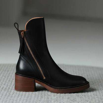 Bequeme Edle Stiefel mit Absatz für Damen | Atemporal -11