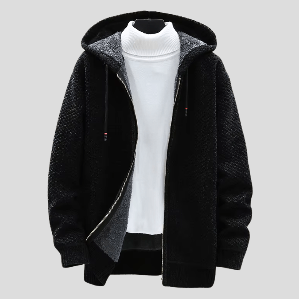 Bequemer Feiner Hoodie mit modernem Design für Herren | Cálido -7