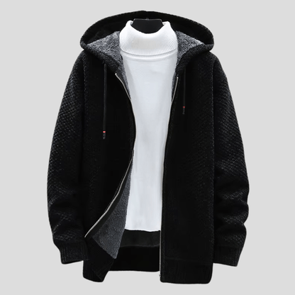 Bequemer Feiner Hoodie mit modernem Design für Herren | Cálido -7