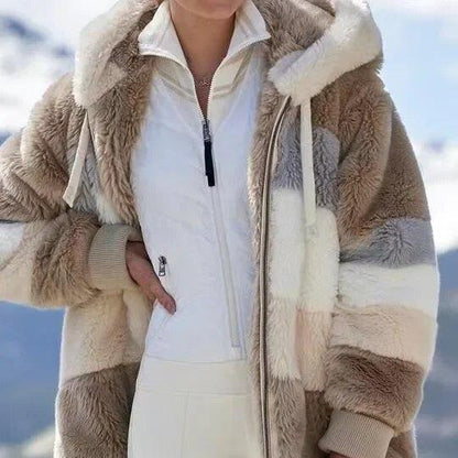 Elegante Hochwertige Jacke mit Kapuze für Damen | Alaska -5
