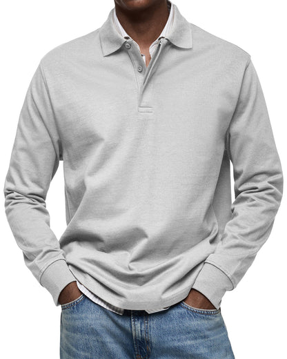 Vintage long-sleeve everyday casual shirt for men | Oscar -4