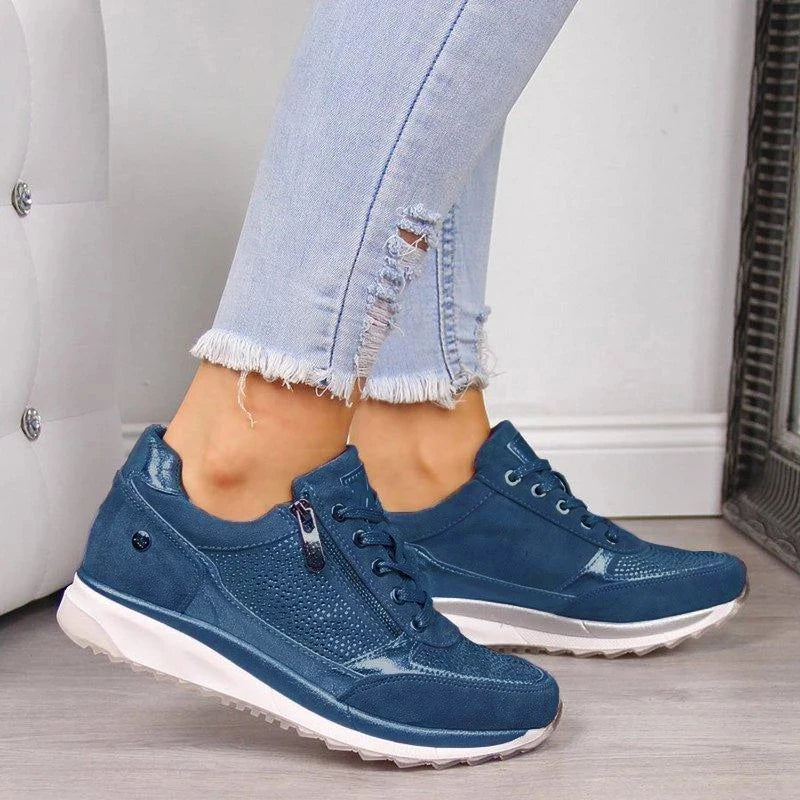 Zip-up comfort sneakers for women | Gavriel