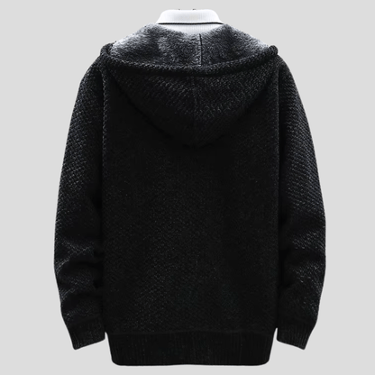 Bequemer Feiner Hoodie mit modernem Design für Herren | Cálido -8