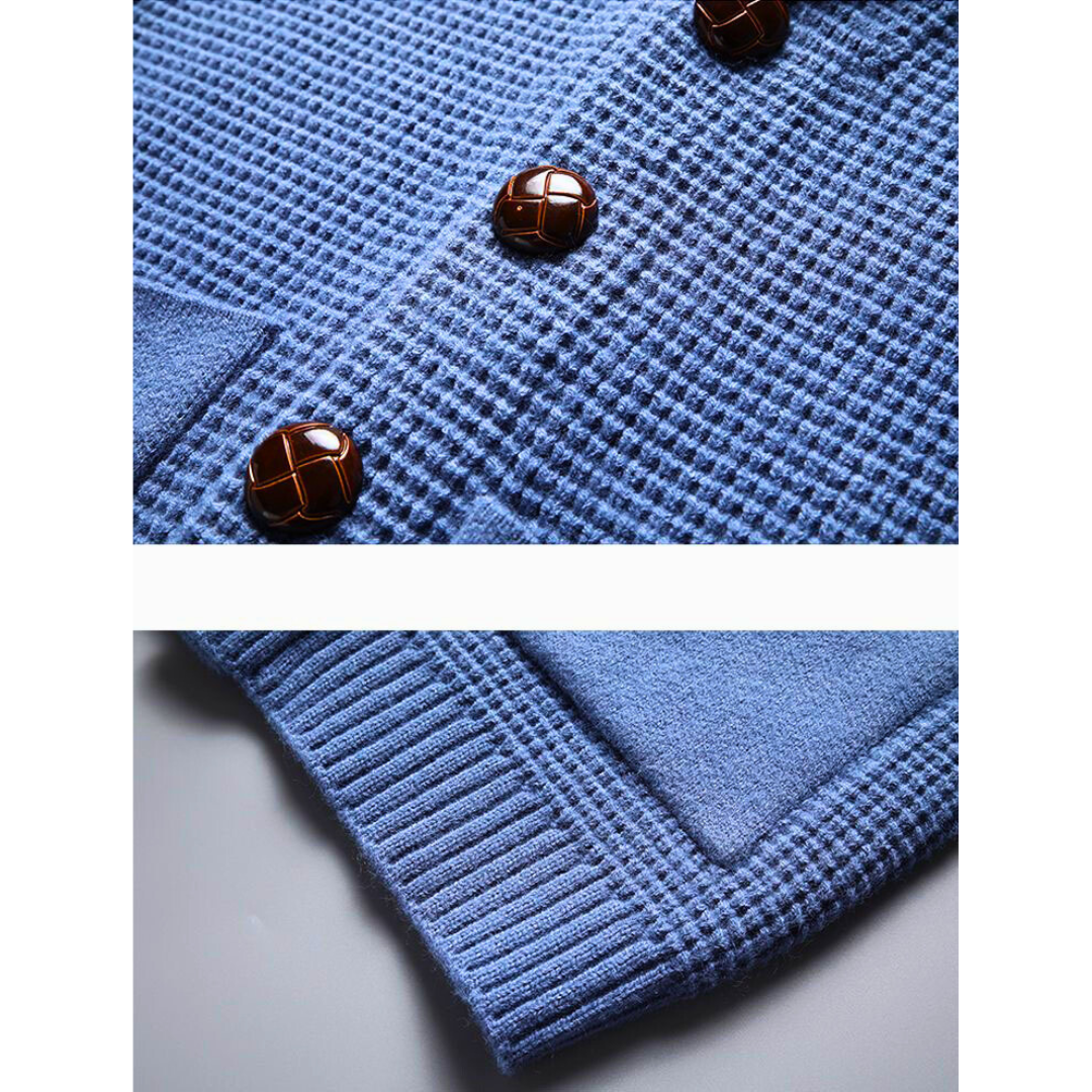 Vintage Strickcardigan Knopfleiste für Frauen | Leandro -7