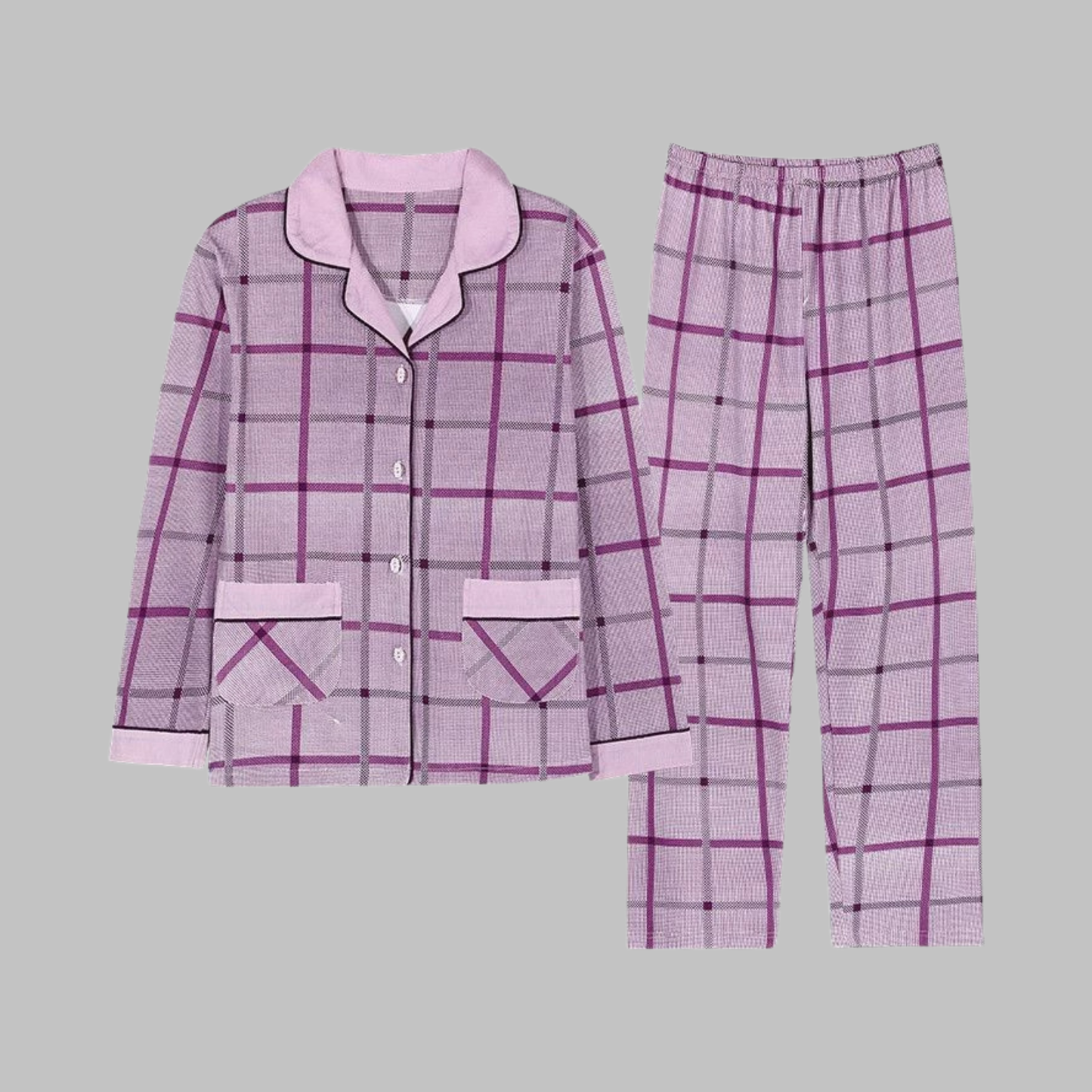 Gemütliches Loungewear-Set mit Langarmshirt und Hose für Damen | Cosima