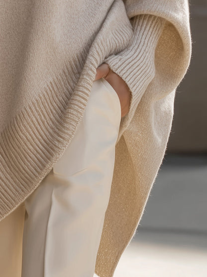 Oversize Pullover Lockerer Silhouette für Männer | Meliora -5