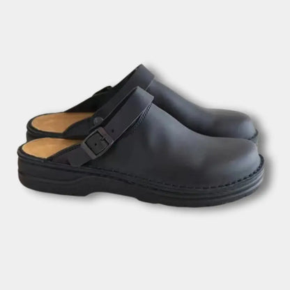 Klassische Raffinierte Sandalen mit seitlichen Details für Herren | Etta -1
