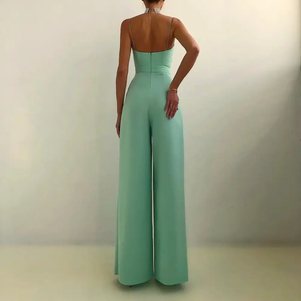 Stilvoller Premium Jumpsuit mit Strick für Damen | Ursella -8