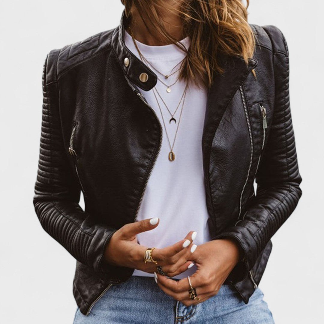 Klassische Hochwertige Jacke mit eleganter Linienführung für Damen | Belen -1