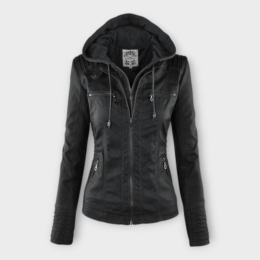 Stilvolle Hochwertige Jacke mit Kapuze für Damen | Liora -1