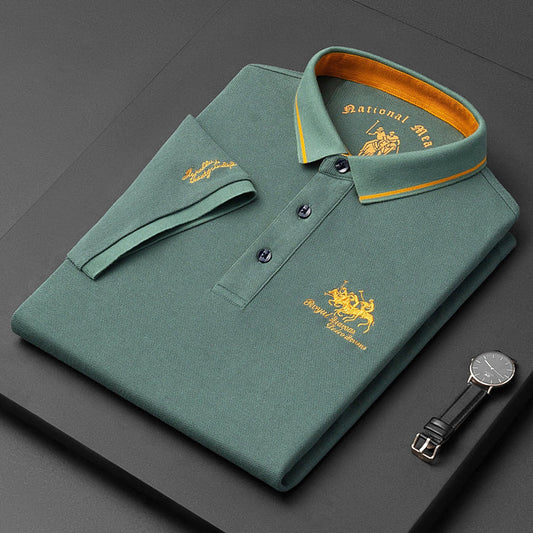 Edles Poloshirt mit klassischer Knopfleiste für Herren | Gino