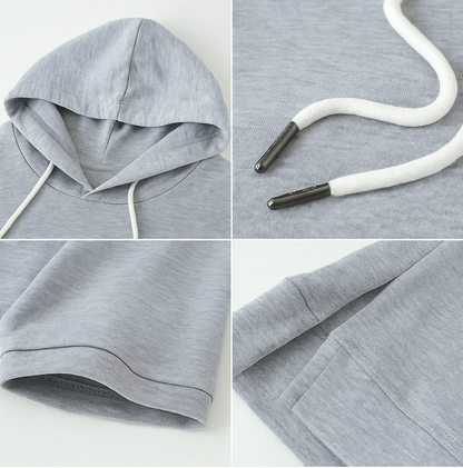 Kurzarm Hoodie mit modernem Schnitt für Damen | Elinora