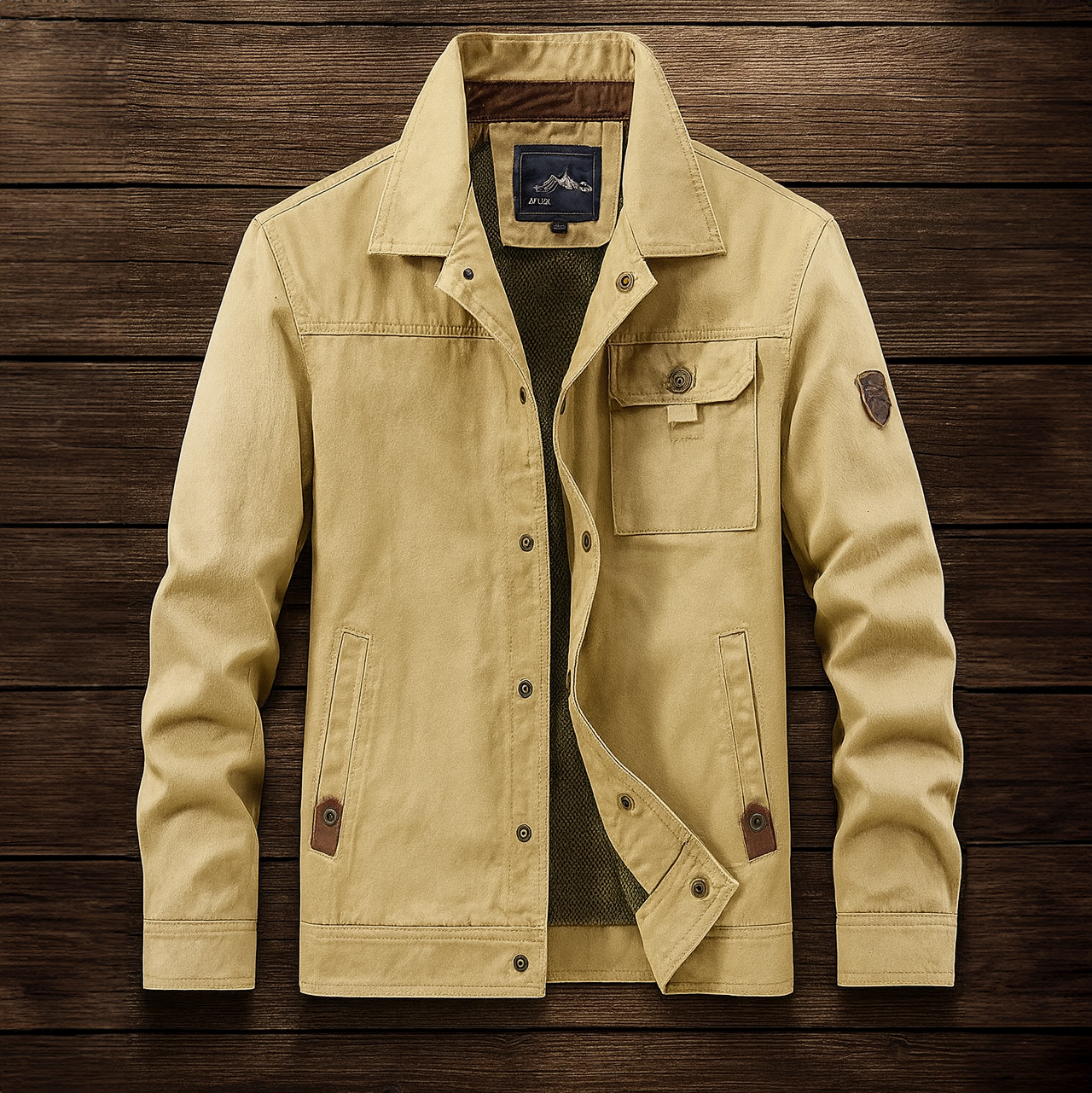 Bequeme Hochwertige Feldjacke mit eleganter Linienführung für Herren | Caldwell -1