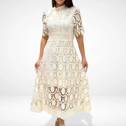 Elegantes Feines Maxikleid mit Spitze für Damen | Olivia -4