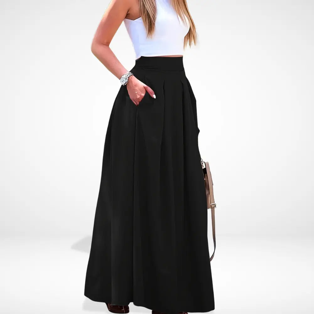 Eleganter Premium Rock mit weitem Schnitt für Damen | Leola -1