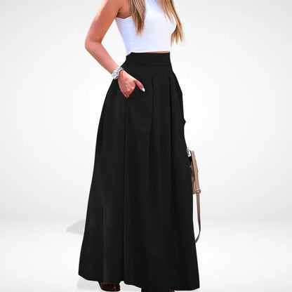 Eleganter Premium Rock mit weitem Schnitt für Damen | Leola -1