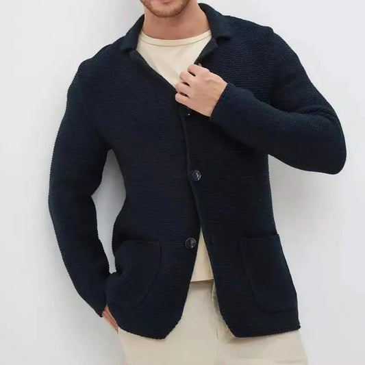 Klassischer Cardigan mit Knopfleiste für Herren | Ardelio