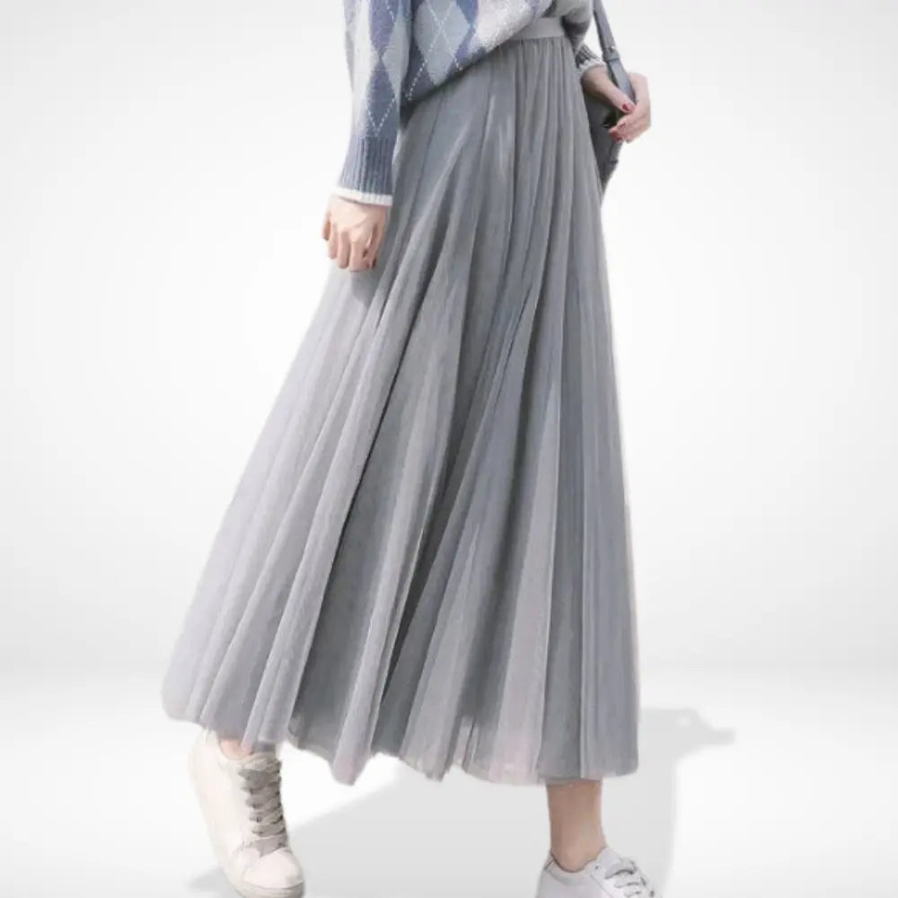 Stilvoller Premium Rock mit Plissee für Damen | Dee -6