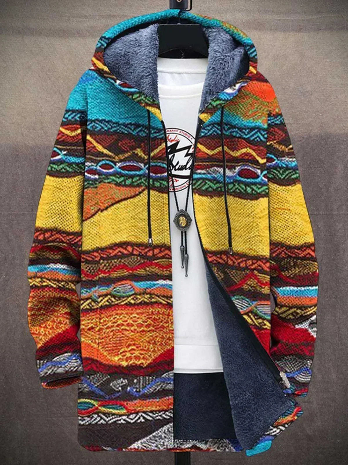 Klassische Raffinierte Strickjacke mit eleganter Linienführung für Herren | Cardigan Rafah -4