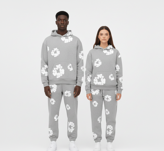 Bedrucktes Hoodie- und Jogger-Set | Valerios