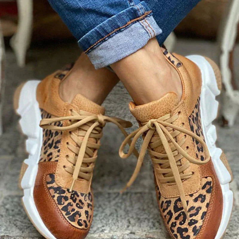Leopardenmuster Freizeit Sneaker für Männer | Calista -5