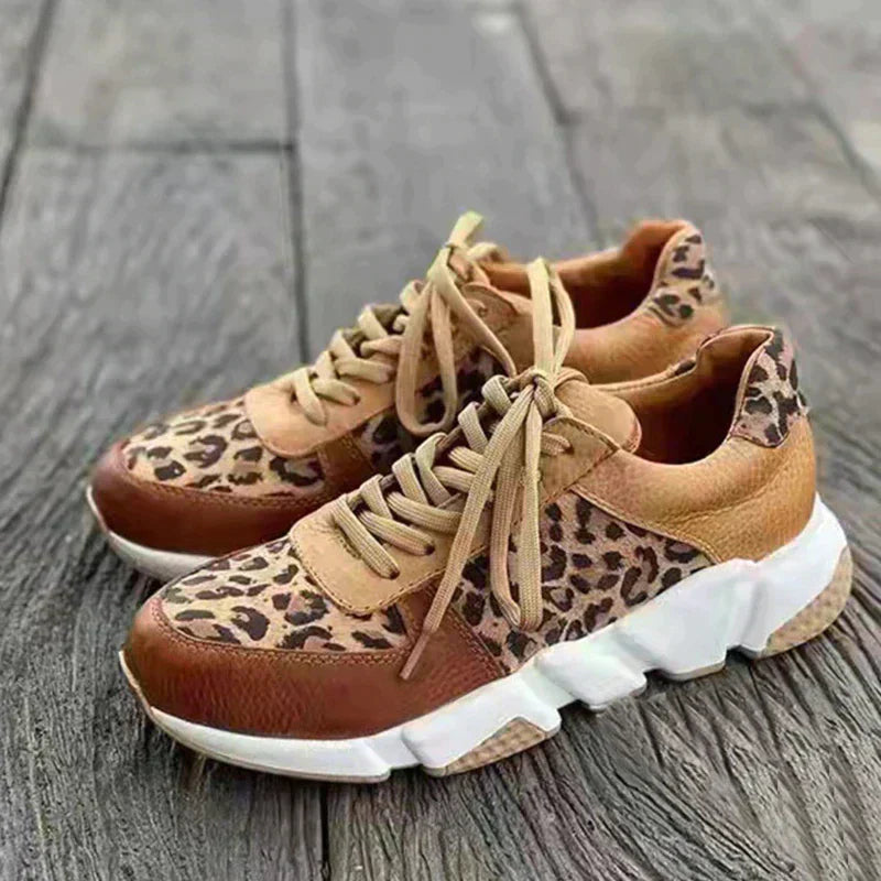 Leopardenmuster Freizeit Sneaker für Männer | Calista -3