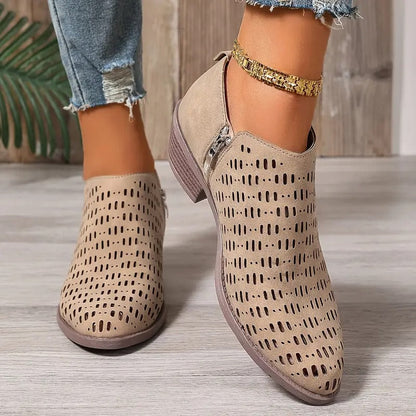Klassische Hochwertige Stiefeletten mit eleganter Linienführung für Damen | Botines Barbara -1