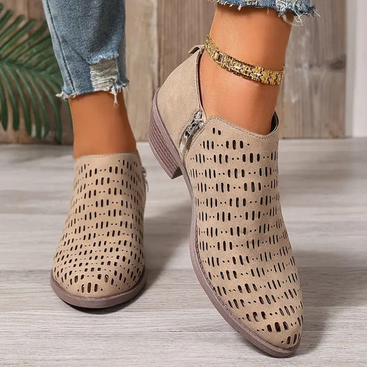Klassische Hochwertige Stiefeletten mit eleganter Linienführung für Damen | Botines Barbara -1