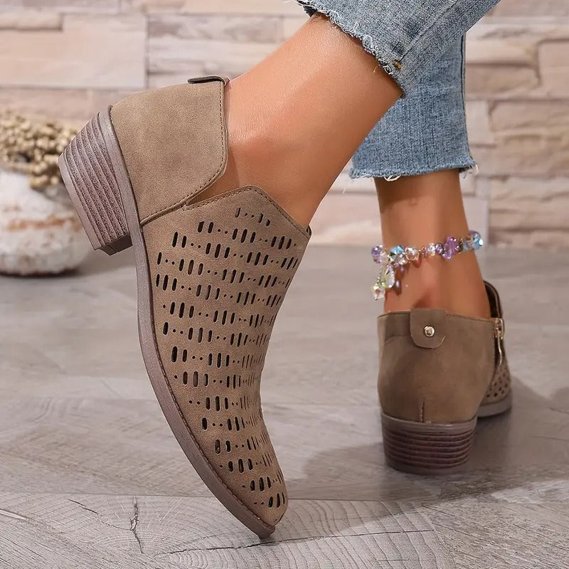 Klassische Hochwertige Stiefeletten mit eleganter Linienführung für Damen | Botines Barbara -4