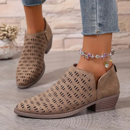 Klassische Hochwertige Stiefeletten mit eleganter Linienführung für Damen | Botines Barbara -2