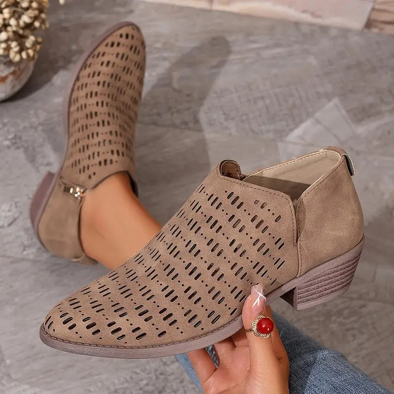 Klassische Hochwertige Stiefeletten mit eleganter Linienführung für Damen | Botines Barbara -3