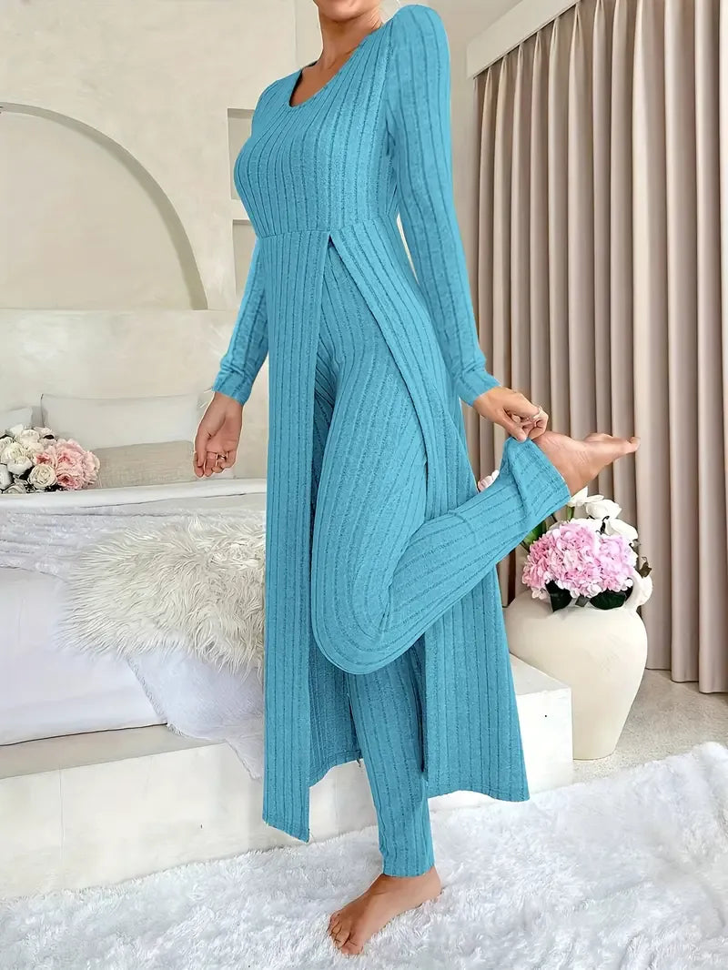 Klassisches Feines Set mit taillierter Passform für Damen | Estefanía -6