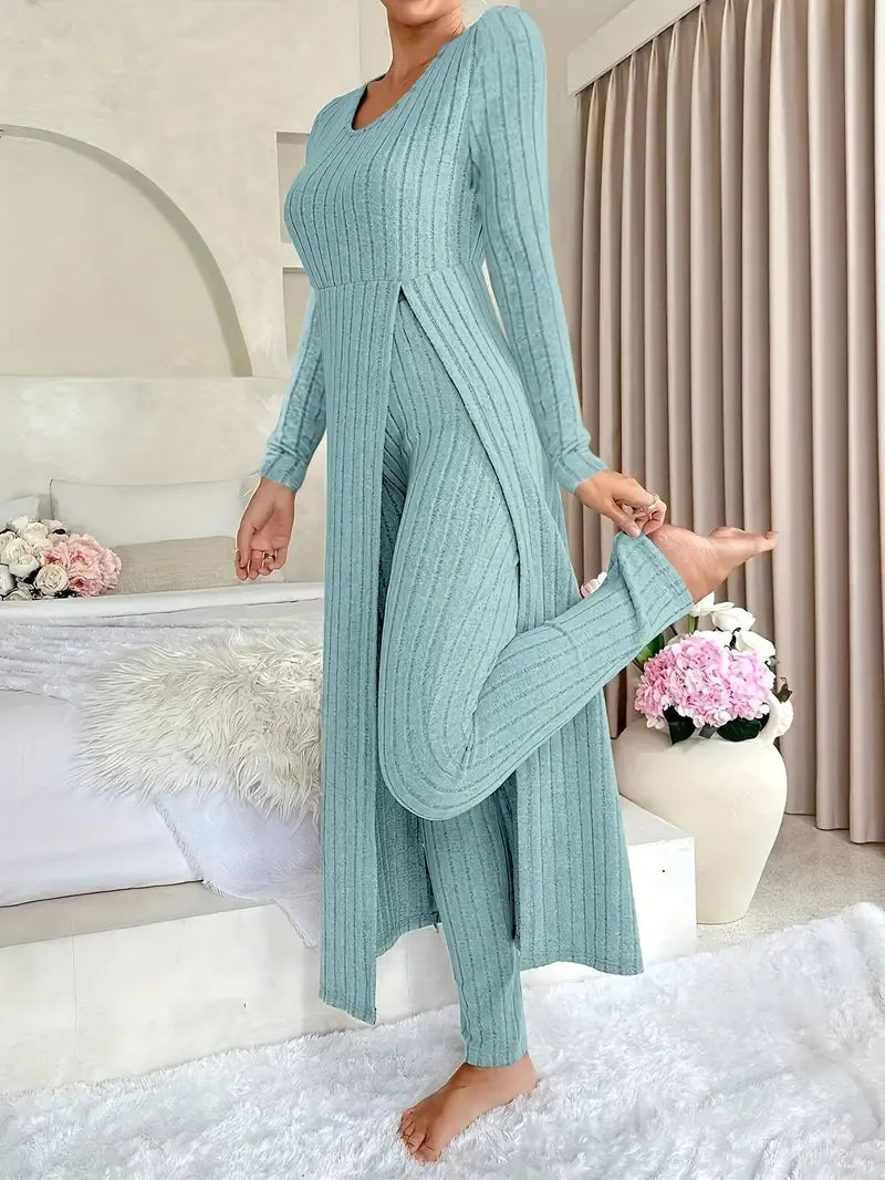 Klassisches Feines Set mit taillierter Passform für Damen | Estefanía -7