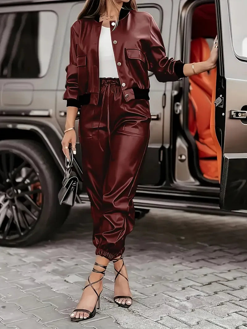 Moderne Premium Jacke mit taillierter Passform für Damen | Estela -1