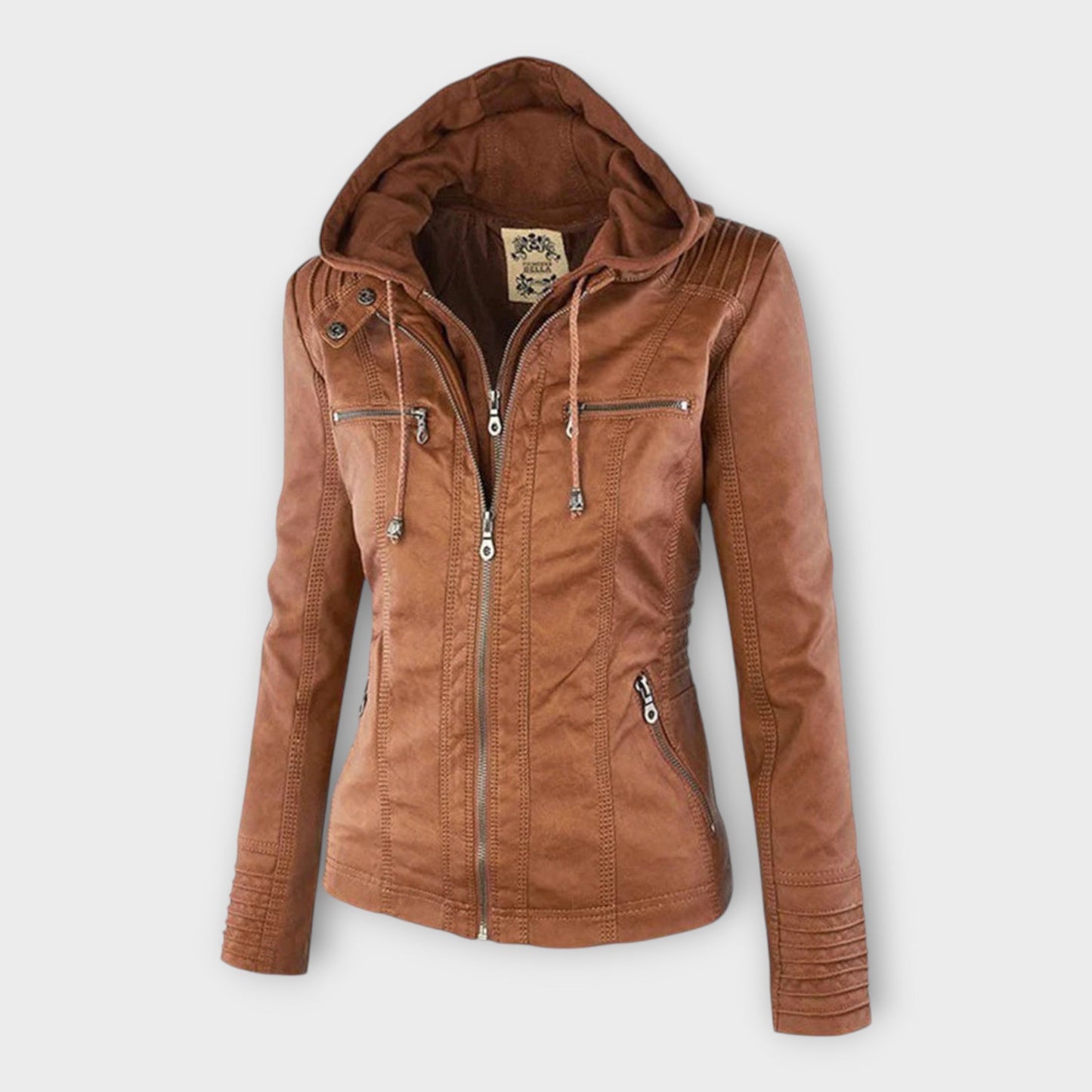 Stilvolle Hochwertige Jacke mit Kapuze für Damen | Liora -10