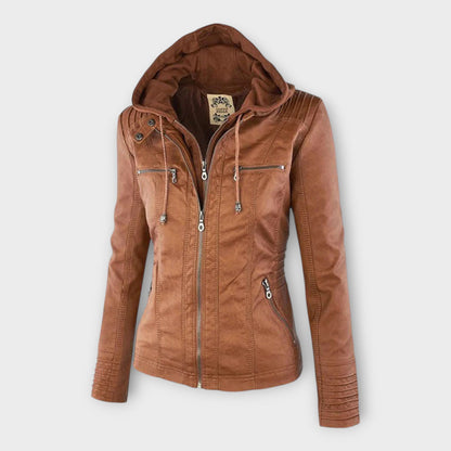 Stilvolle Hochwertige Jacke mit Kapuze für Damen | Liora -10