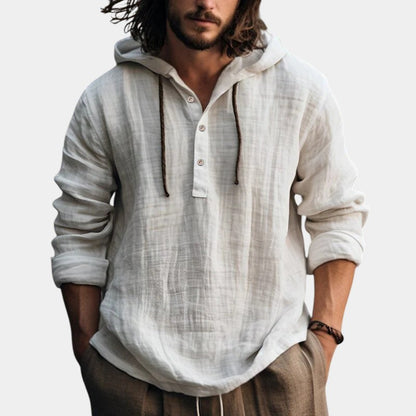 Bequemes Premium Sweatshirt mit Kapuze für Herren | Sudadera Len -3
