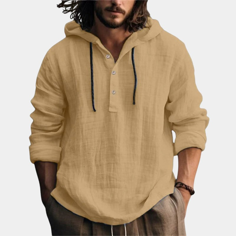 Bequemes Premium Sweatshirt mit Kapuze für Herren | Sudadera Len -2