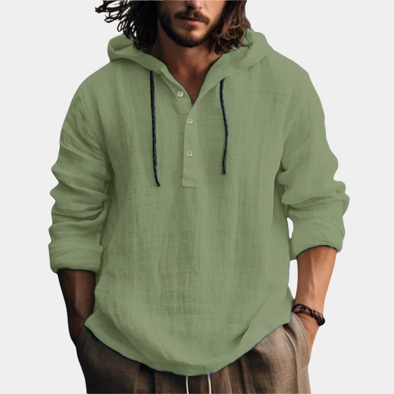 Bequemes Premium Sweatshirt mit Kapuze für Herren | Sudadera Len -5