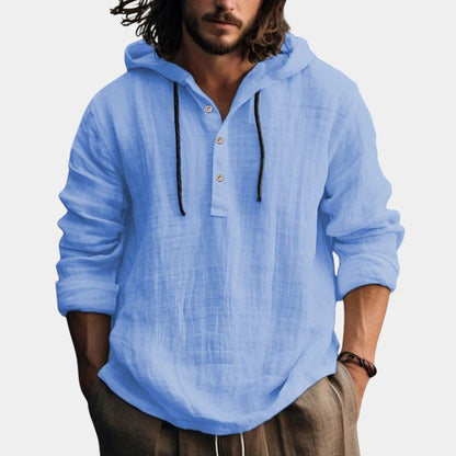Bequemes Premium Sweatshirt mit Kapuze für Herren | Sudadera Len -6