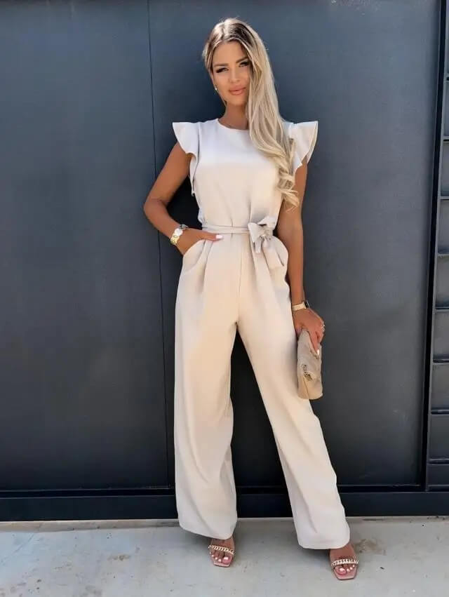 Bequeme Hochwertige Hose mit eleganter Linienführung für Damen | Leanor -1